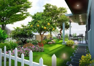 Đơn giản hóa trong thiết kế sân vườn